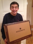 Matt excited to open his MODOMOTO box