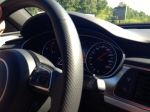 driving on the Autobahn at 200 kmh which is about 125 mph